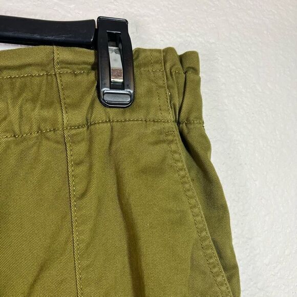 Loft Women's Tapered Pants Pull On Drawcord Pocket Stretch Olive Green Medium - Picture 5 of 9